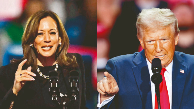 Cumhuriyetçi Parti Adayı Donald Trump ile Demokrat Parti Adayı Kamala Harris