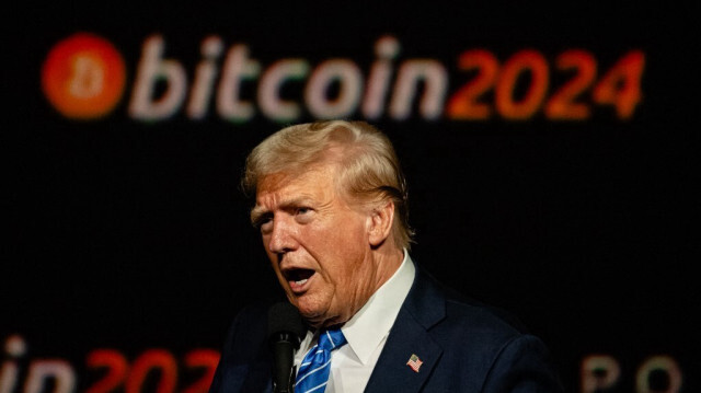 Le nouveau président des Etats-Unis Donald Trump, prononce un discours lors du troisième jour de la conférence Bitcoin 2024 au Music City Center, le 27 juillet 2024 à Nashville, dans le Tennessee.