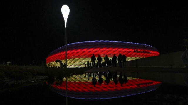 L'Allianz Arena à Munich, dans le sud de l'Allemagne, le 14 octobre 2024. 