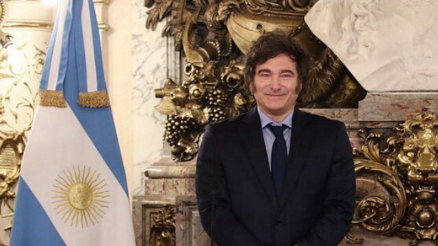 Le président de l'Argentine Javier Milei au palais présidentiel de la Casa Rosada, à Buenos Aires, le 4 novembre 2024.