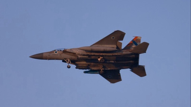 Un avion de chasse F-15 de l'armée israélienne.