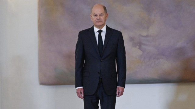 Le chancelier fédéral d'Allemagne, Olaf Scholz.