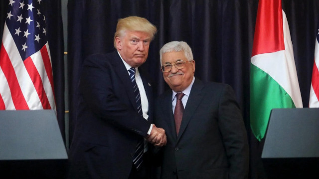 Arşiv - Filistin Devlet Başkanı Abbas ABD Başkanı seçilen Donald Trump ile telefonda görüştü.