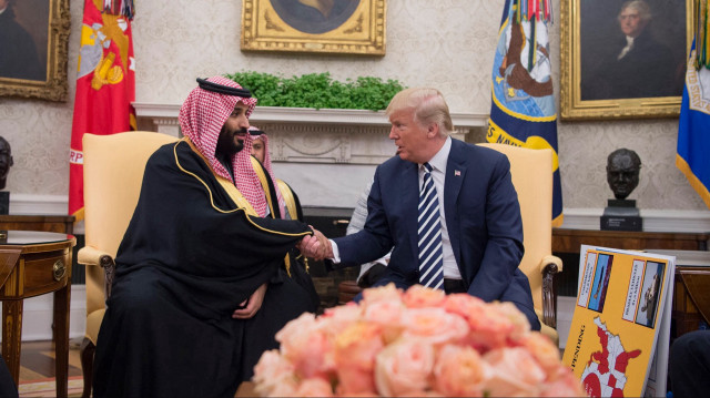 Suudi Arabistan Veliaht Prensi Muhammed bin Selman, Donald Trump.