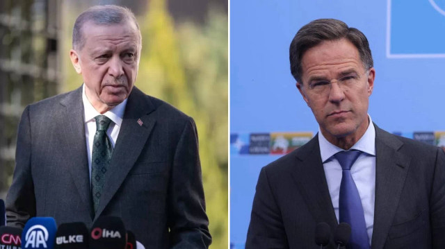 Cumhurbaşkanı Recep Tayyip Erdoğan, NATO Genel Sekreteri Mark Rutte.