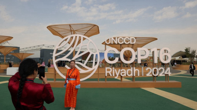 Centre de conférence où a été inaugurée la 16e Conférence des Parties (COP16) de la Convention des Nations Unies sur la lutte contre la désertification (UNCCD), dans la capitale saoudienne, Riyad, le 2 décembre 2024.