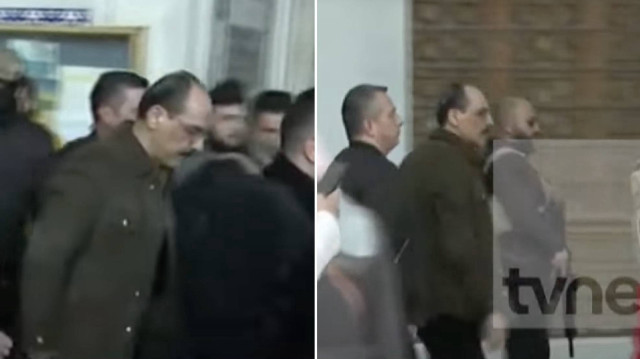 Özgürlüğüne kavuşan Şam'ı ziyaret eden MİT Başkanı İbrahim Kalın Emevi Camii'nde namaz kıldı