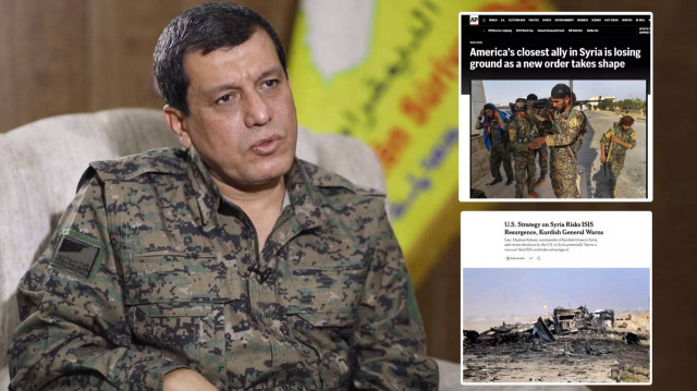 Suriye'de köşeye sıkışan terör örgütü YPG/PKK en büyük destekçisi ABD'nin adım atmamasından şikayetçi
