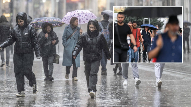 Meteorolojiden bazı illere kuvvetli yağış uyarısı yapıldı. 