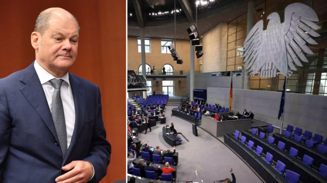 Almanya Başbakanı Scholz, Federal Mecliste yapılan oylamada güvenoyu alamadı.