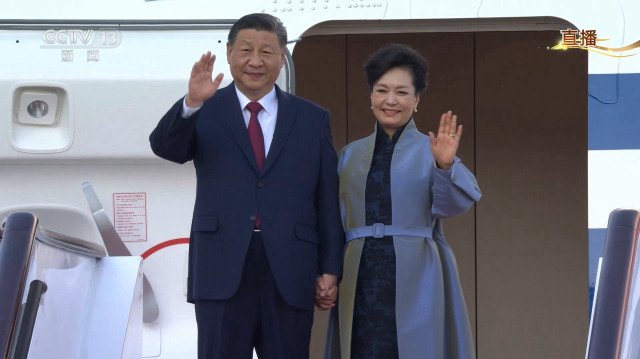 Le président chinois Xi Jinping est arrivé à Macao le Mercredi 18 Décembre à bord d'un avion spécial.