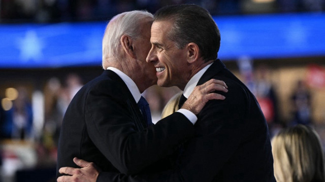 Le 46e président américain Joe Biden et son fils, Hunter Biden.