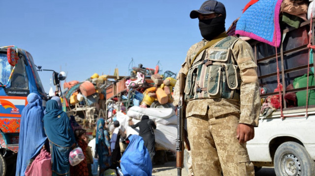 Un policier afghan.