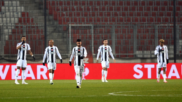 Beşiktaşlı futbolcuların Maccabi Tel Aviv maçındaki üzüntüsü