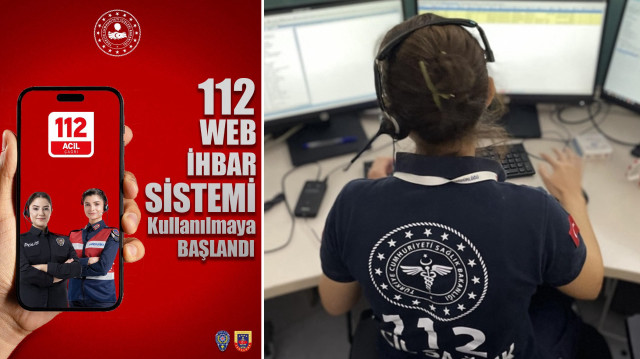 Bakanlığın yeni ihbar sistemine yönelik yapılan açıklamada, "112 Web İhbar Sistemi" ile yeni bir dönem başladığı belirtildi.