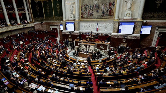 L'Assemblée nationale français à Paris.