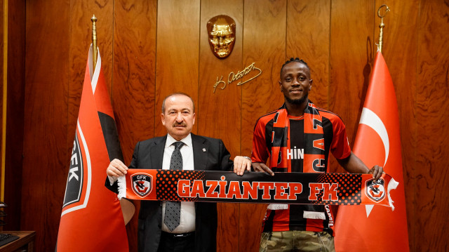 Gaziantep FK, Ganalı golcü Emmanuel Boateng'i kadrosuna kattı.