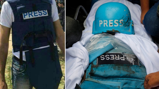 İsrail'in Gazze'de El-Kuds el-Yevm televizyonuna ait canlı yayın aracına düzenlediği saldırıda 5 gazeteci hayatını kaybetti.