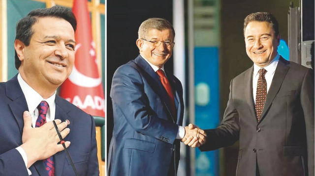 Mahmut Arıkan, Ahmet Davutoğlu, Ali Babacan.