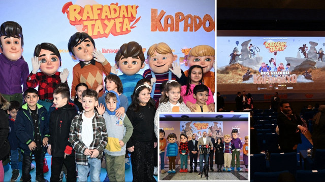 TRT Ortak Yapımı 'Rafadan Tayfa: Kapadokya' filminin galası Haliç Kongre Merkezi'nde yapıldı.
