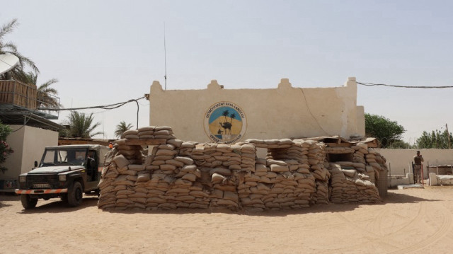 La base du détachement français Barkhane de Faya-Largeau, dans le nord du Tchad, le 2 juin 2022.