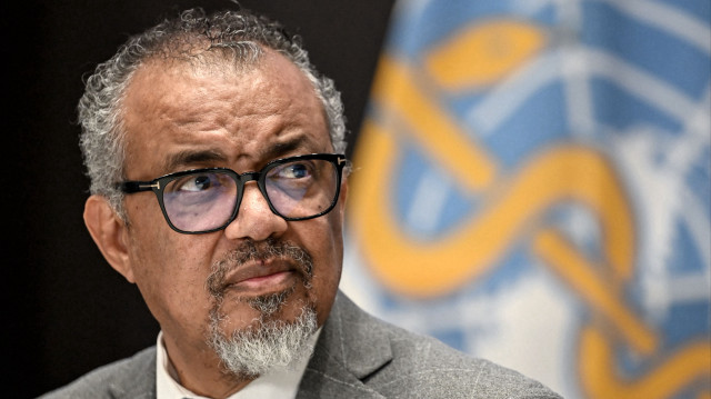 Le directeur général de l'OMS, Tedros Adhanom Ghebreyesus, au siège de l'Organisation mondiale de la santé à Genève, le 10 décembre 2024. 