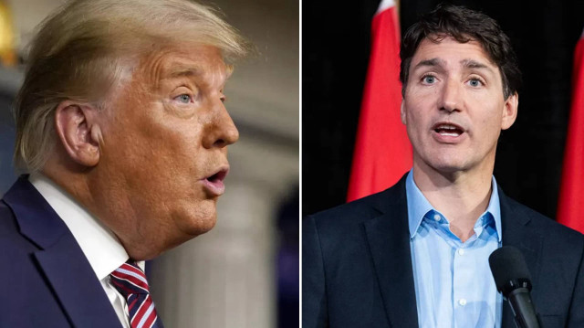 Donald Trump, Kanada Başbakanı Justin Trudeau.