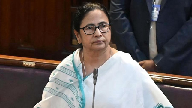 Mamata Banerjee, ministre en chef du Bengale-Occidental en Inde.