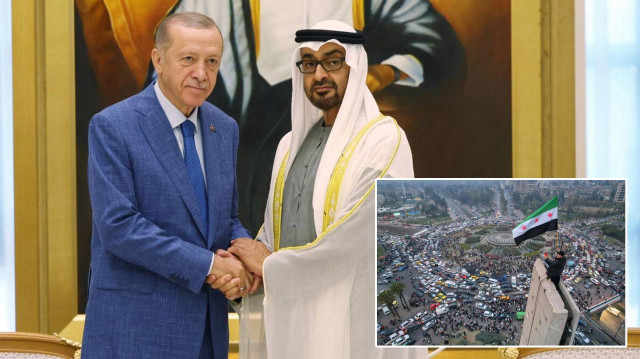 Cumhurbaşkanı Erdoğan BAE Devlet Başkanı Muhammed Bin Zayed Al Nahyan ile Suriye'deki son durumu görüştü