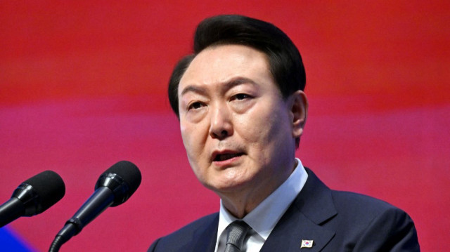 Le président sud-coréen Yoon Suk Yeol à Séoul, le 1er mars 2023.