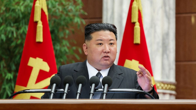 Le dirigeant nord-coréen Kim Jong Un à Pyongyang, entre le 23 et le 27 décembre 2024.