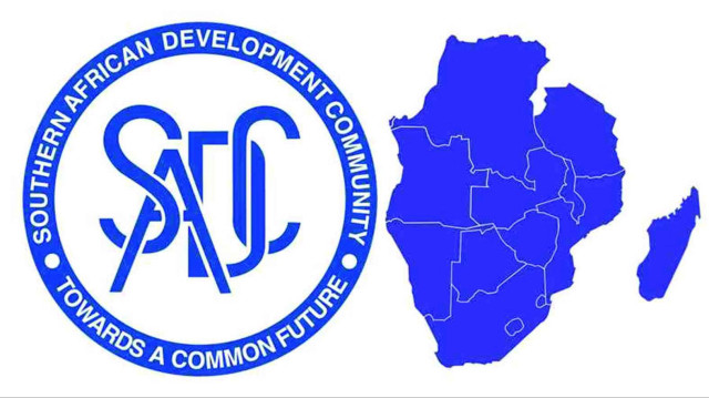 Le logo de la SADC, bloc régional de l'Afrique australe.