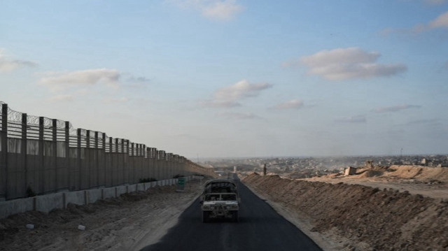 Le corridor Philadelphie à Rafah, dans la Bande de Gaza.