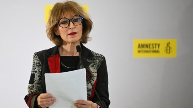 Agnes Callamard, militante française des droits de l'homme et secrétaire générale d'Amnesty International.