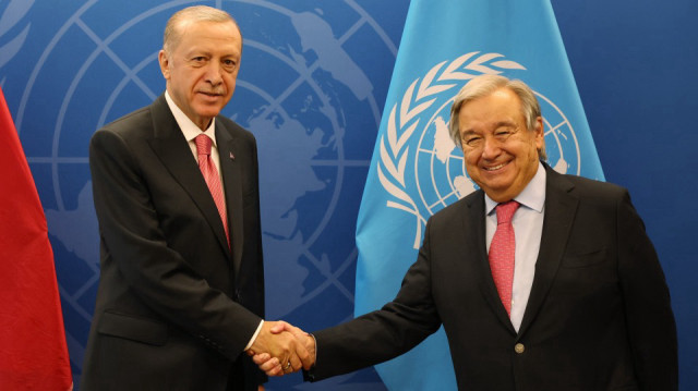 Cumhurbaşkanı Erdoğan - BM Genel Sekreteri Guterres (Foto: Arşiv)