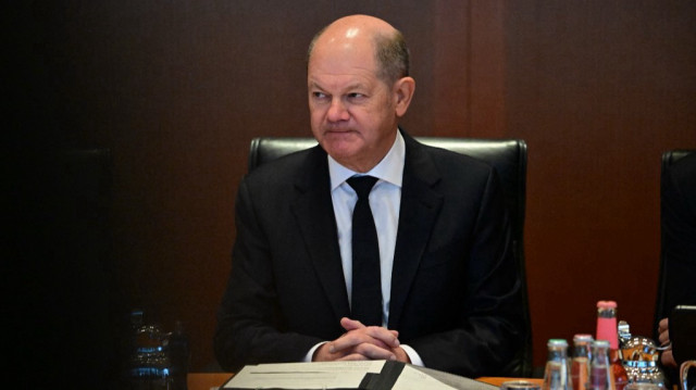 Le chancelier fédéral d'Allemagne, Olaf Scholz.