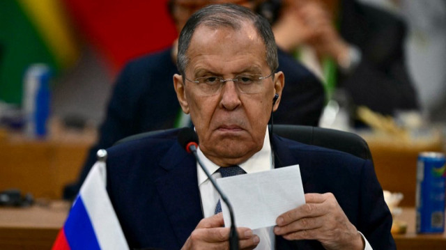 Le ministre des Affaires étrangères de la fédération de Russie, Sergueï Lavrov.
