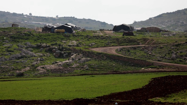 La vallée du Jourdain en Palestine occupée.