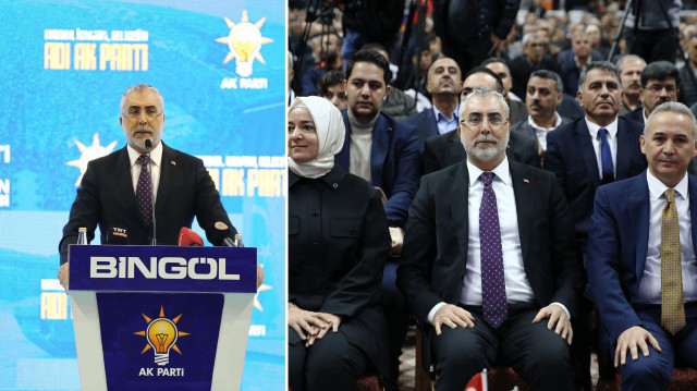 Çalışma ve Sosyal Güvenlik Bakanı Vedat Işıkhan, Karşıyaka Spor Salonu'nda düzenlenen AK Parti Bingöl 8. Olağan İl Kongresine katılarak konuşma yaptı.

