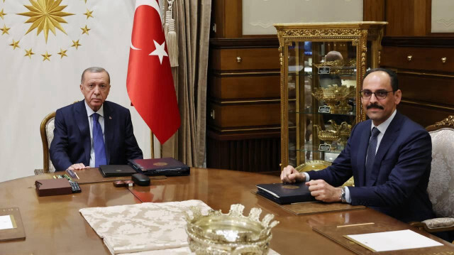Cumhurbaşkanı Erdoğan - MİT Başkanı Kalın (Foto: Arşiv)