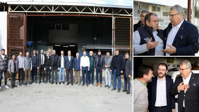 AK Parti Yunusemre Belediye Başkanı Mehmet Çerçi esnafla buluştu