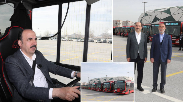 Konya Büyükşehir Belediye Başkanı Uğur İbrahim Altay, AK Parti Konya İl Başkanı Hasan Angı.