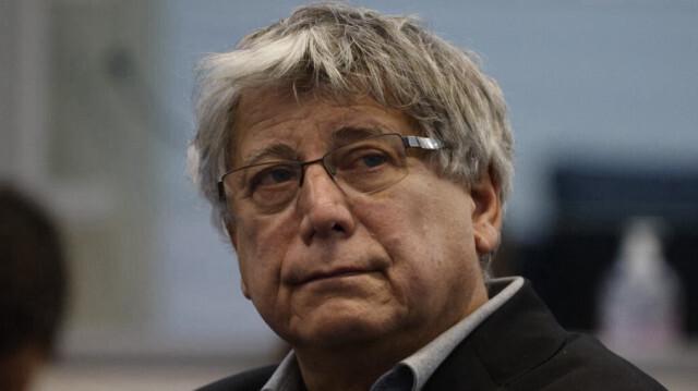 Le député LFI Éric Coquerel participant à l'audience solennelle de rentrée judiciaire au palais de justice de Bobigny le 22 janvier 2024 à Bobigny.