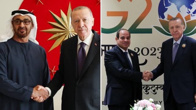 BAE Devlet Başkanı Nahyan - Mısır Cumhurbaşkanı Sisi