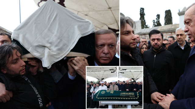 Cumhurbaşkanı Recep Tayyip Erdoğan, cenazeye katıldı.