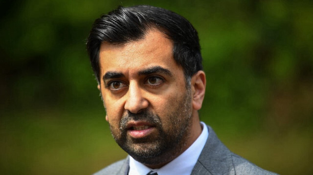 Le Premier ministre d'Écosse, Humza Yousaf.