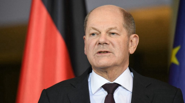 Le chancelier fédéral d'Allemagne, Olaf Scholz.
