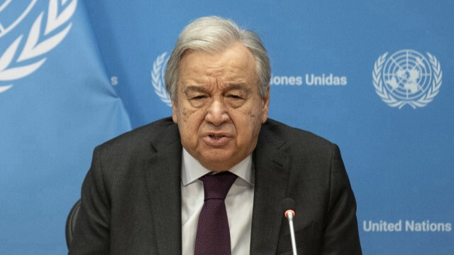 Le secrétaire générale des Nations Unies, Antonio Guterres, le 8 février 2024.