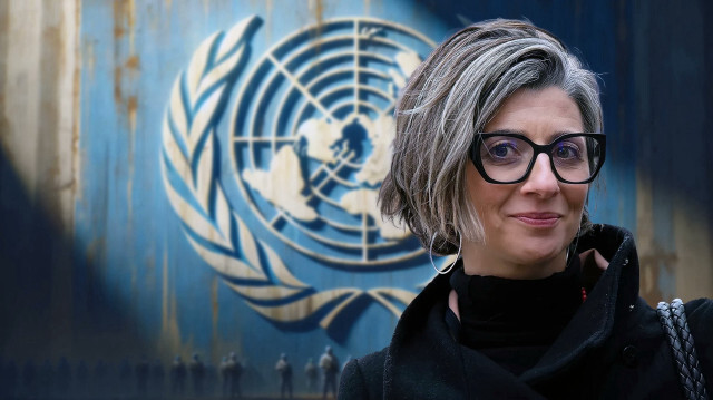 La rapporteuse spéciale des Nations Unies sur les territoires palestiniens occupés, Francesca Albanese.