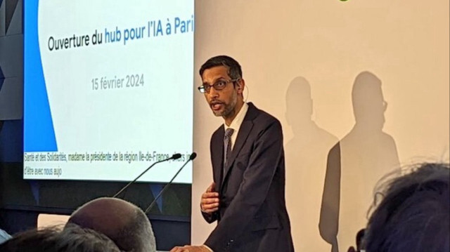 Sundar Pichai, le CEO de Google, est à Paris pour l'inauguration d'un centre de R&D dédié à l'IA.